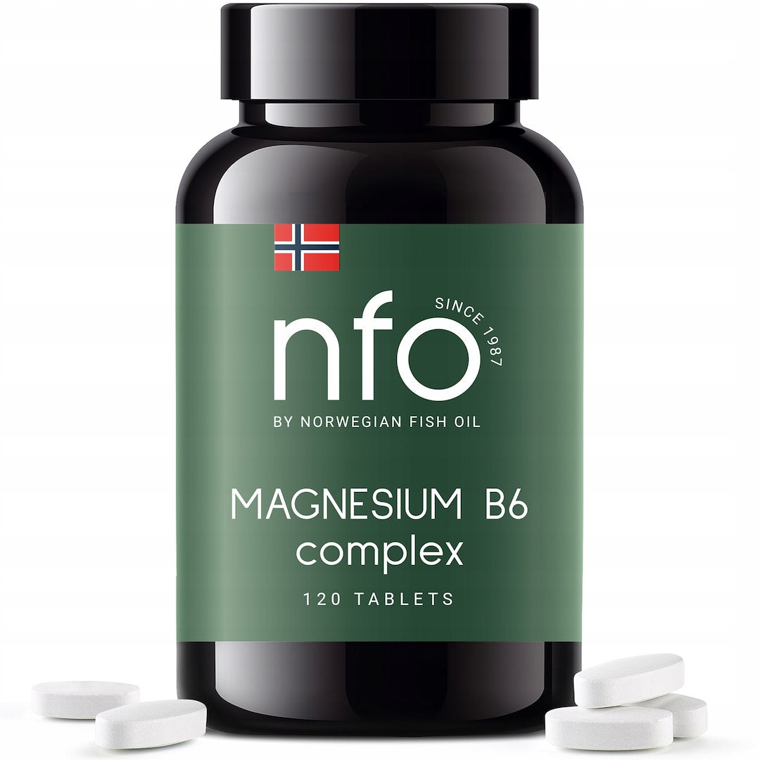 NFO Magneesium B6 - Magneesium + B6 120 tabletti