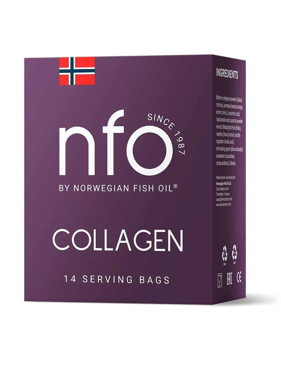 NFO kollageen – kollageen, 14 pakki