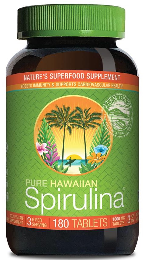 CYANOTECH CO Havai Spirulina Pacifica 1000 mg 180 tabletti