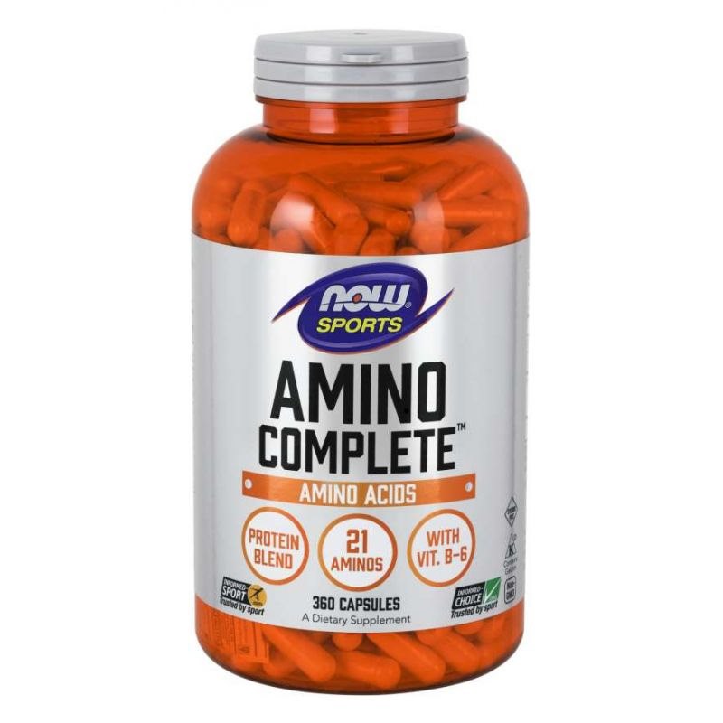 NOW FOODS Amino Complete – aminohapete kompleks 360 kaps.