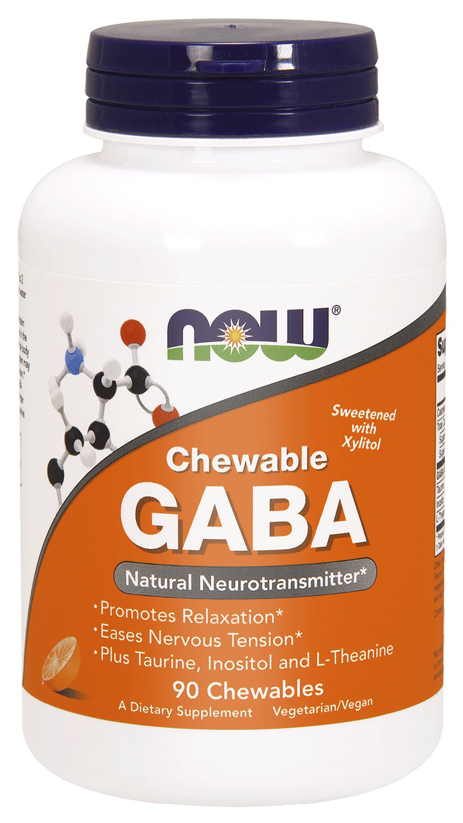 NOW FOODS närimistabletid GABA – 90 närimistabletti