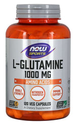 NOW FOODS L-glutamiin 120 kapslit
