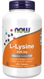 NOW FOODS L-lüsiin 500 mg 250 tabletti
