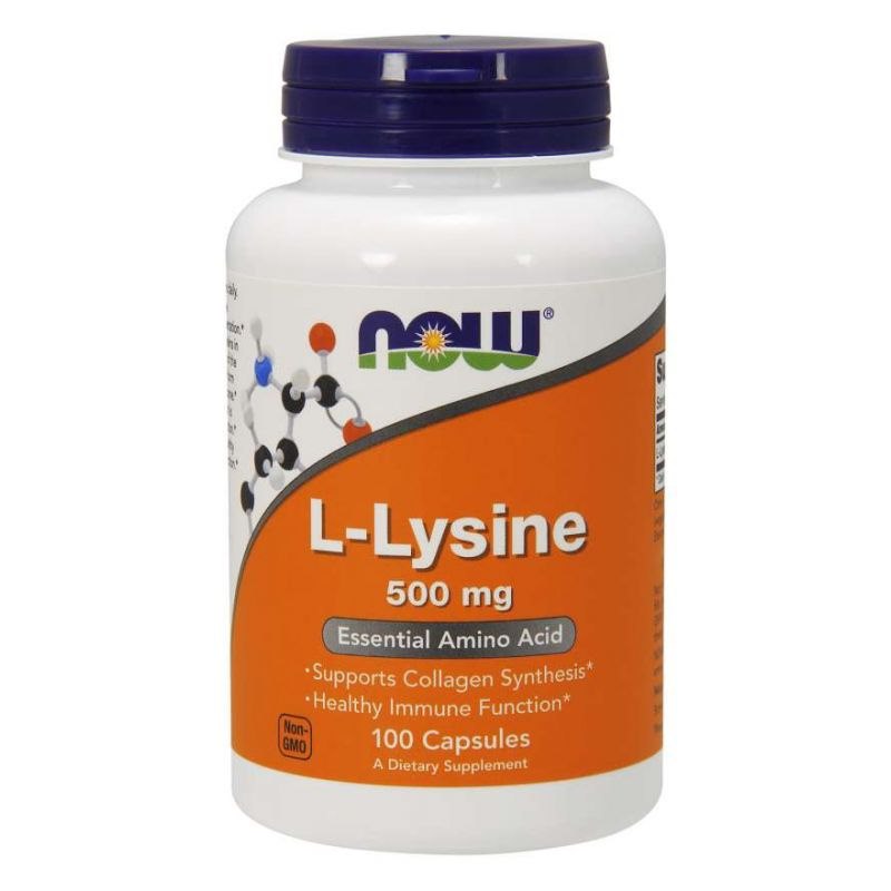 NOW FOODS L-lüsiin 500 mg 100 kapslit