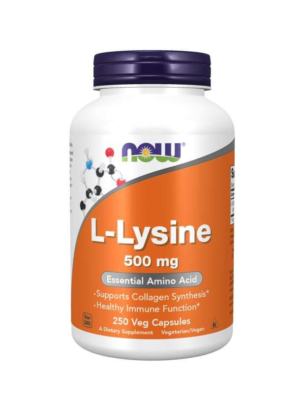 NOW FOODS L-lüsiin 500 mg 250 kapslit