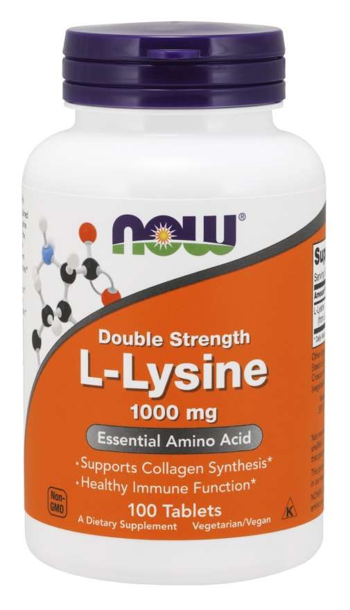 NOW FOODS L-lüsiin 1000 mg 100 tabletti