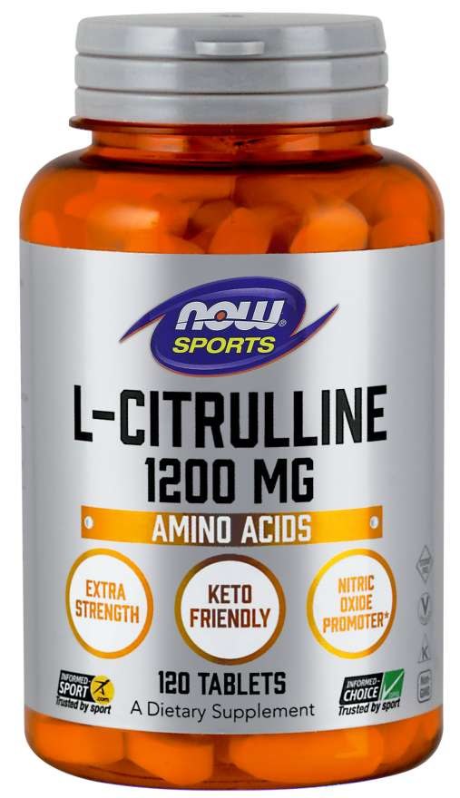NOW FOODS L-tsitrulliin 1200 mg 120 tabletti