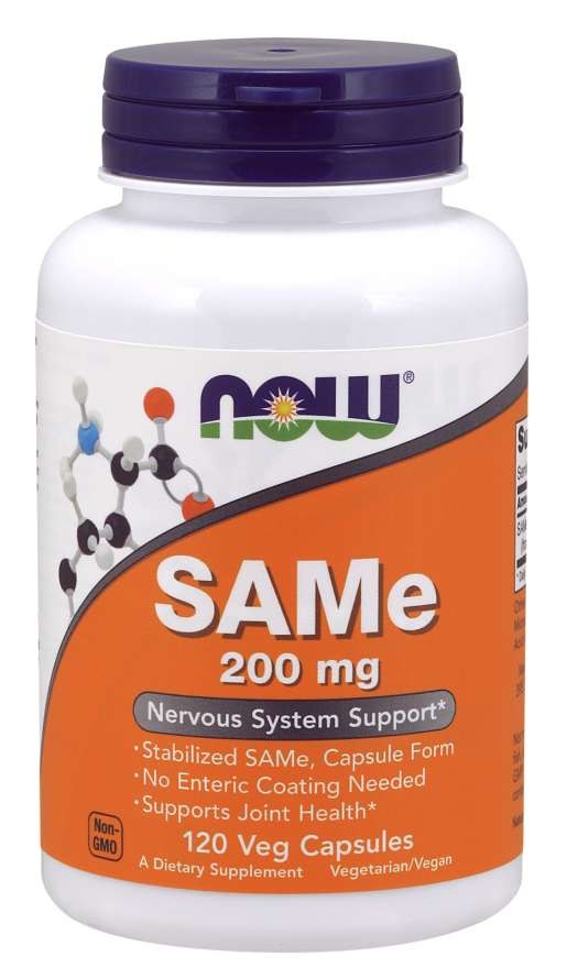 Now Foods SAMe – S-adenosüül-L-metioniin 200 mg 120 kapslit