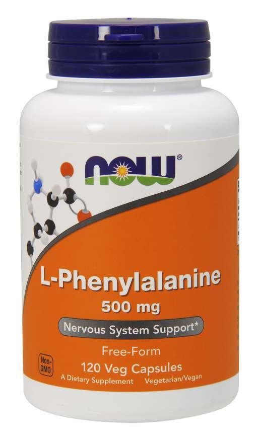 NOW FOODS L-fenüülalaniin 120 kapslit