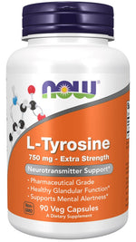 NOW FOODS L-türosiin 750 mg 90 kapslit