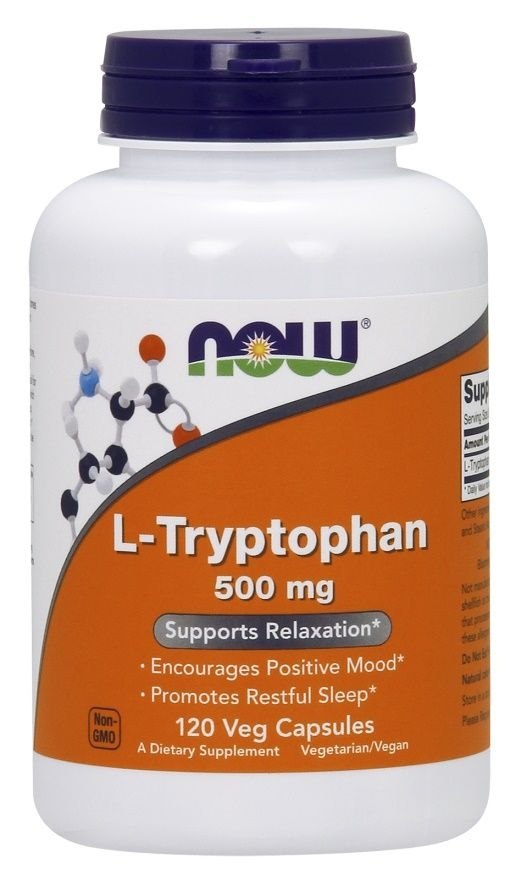 NOW FOODS L-trüptofaan 500 mg 120 kapslit
