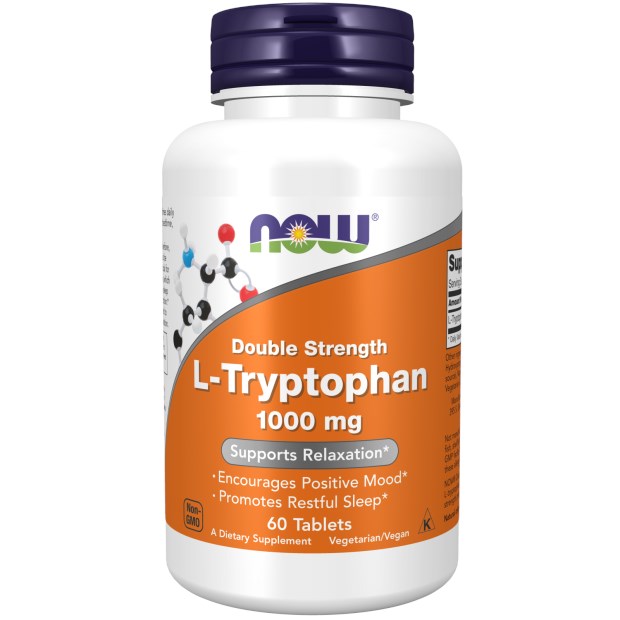NOW FOODS L-trüptofaan 1000 mg 60 tabletti