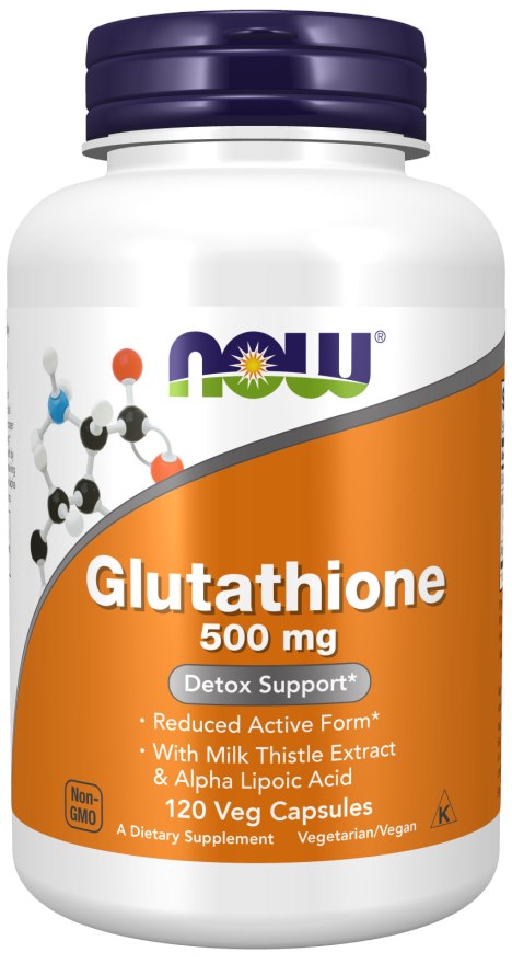 Now Foods Glutation 500 mg - Glutation 500 mg 120 kapslit