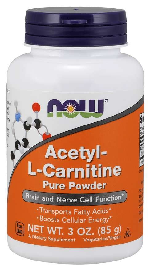 NOW FOODS atsetüül-L-karnitiin HCl 85 g
