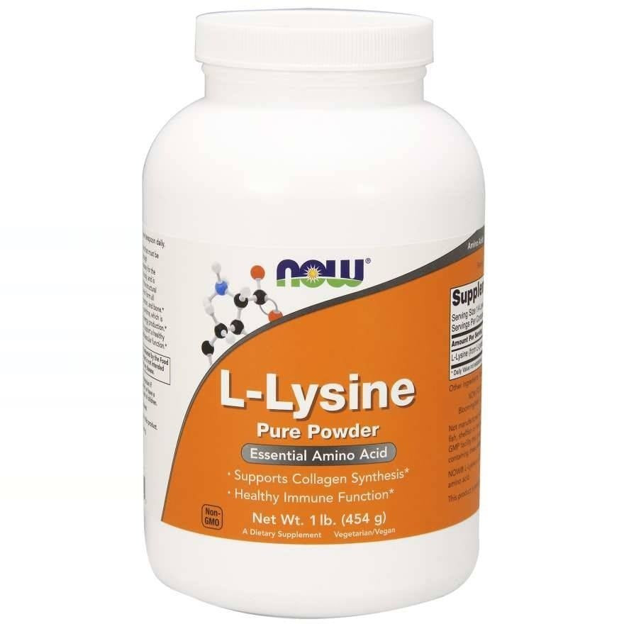NOW FOODS L-lüsiin puhas pulber 454 g