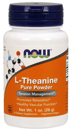 NOW FOODS puhas L-teaniini pulber – L-teaniin 28 g
