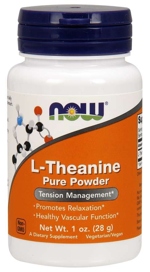NOW FOODS puhas L-teaniini pulber – L-teaniin 28 g