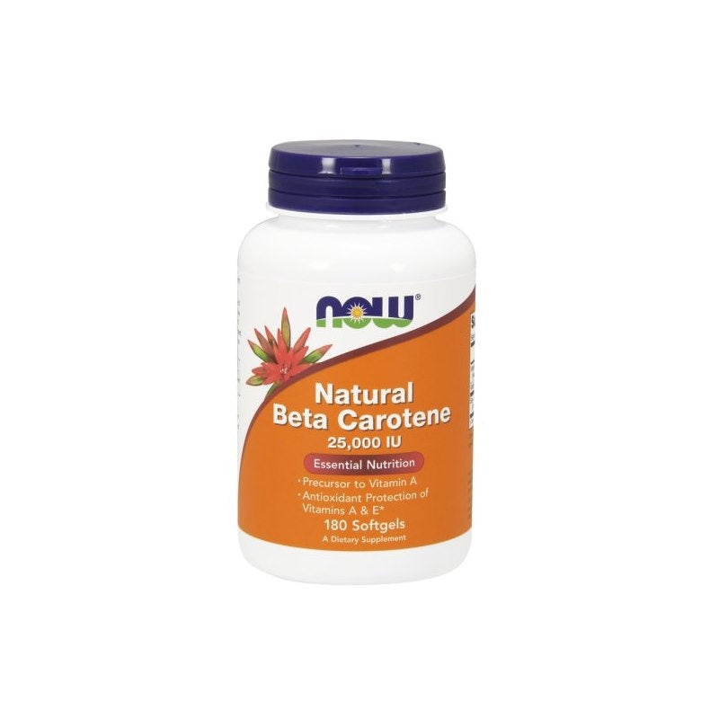 Now Foods looduslik beetakaroteen A-vitamiin 25000 IU 180 kapslit