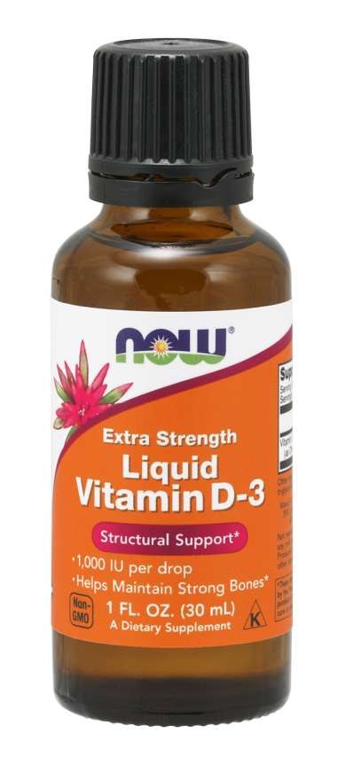 Now Foods D3-vitamiin 1000 IU MCT 30 ml