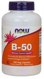 Now Foods vitamiin B-50 - B-kompleks - B-kompleks - B-kompleks 250 kapslit
