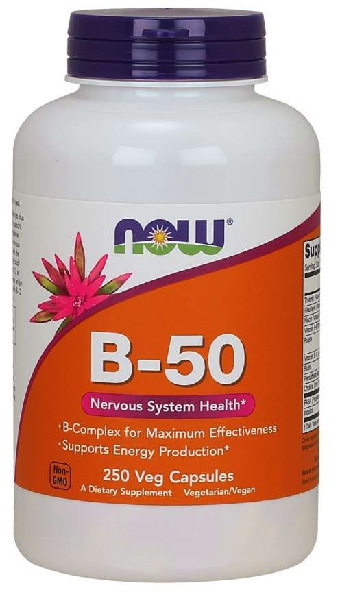 Now Foods vitamiin B-50 - B-kompleks - B-kompleks - B-kompleks 250 kapslit