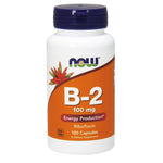 Now Foods Vitamiin B2 - Riboflaviin 100 mg 100 kapslit