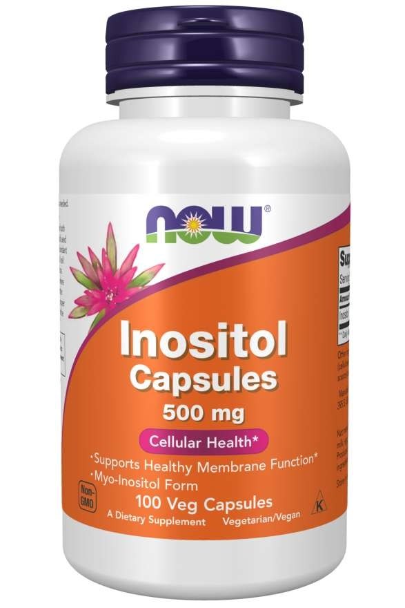 NOW FOODS Inositool 500 mg 100 kapslit