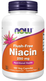 Now Foods Non-Flush niatsiin 250 mg 180 kapslit