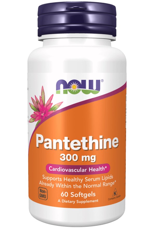 Now Foods pantetiin 300 mg 60 kapslit