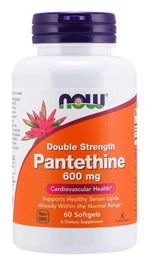 NOW FOODS Pantetin Double Strength 600 mg 60 kapslit