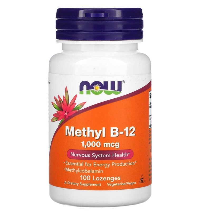 NOW FOODS Methyl B12 1000 mcg 100 tabletti