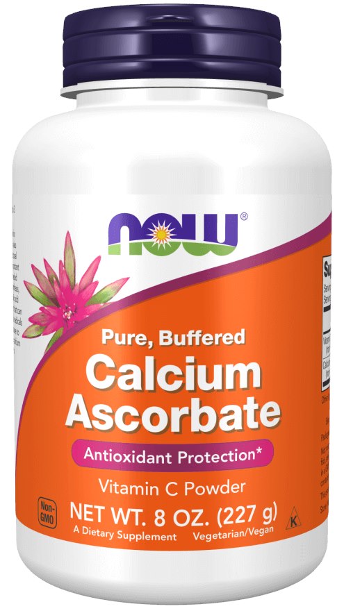 NOW FOODS kaltsiumaskorbaat – C-vitamiini pulber 227 g