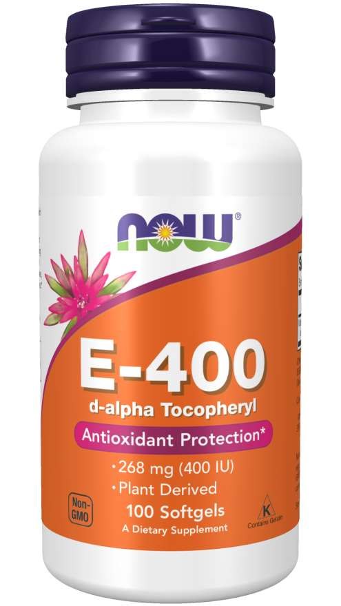 Now Foods E-vitamiin 400 100 kapslit