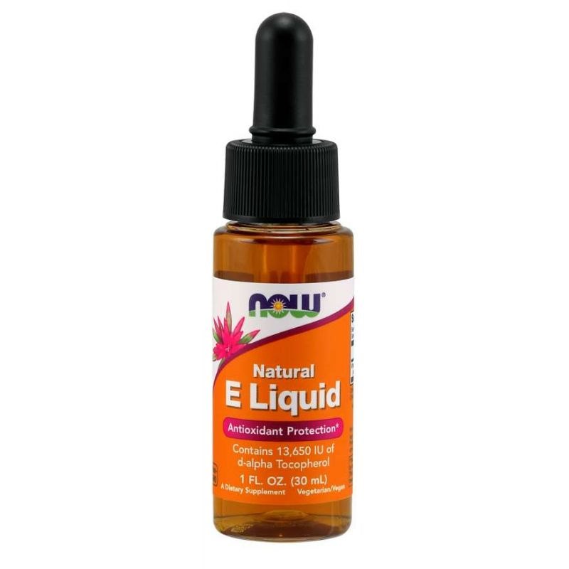 Now Foods looduslik E-vitamiin 30 ml