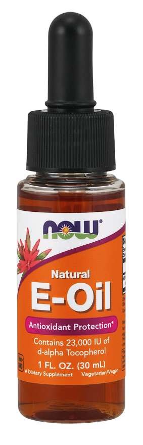 NOW FOODS E-õli – looduslik E-vitamiin 30 ml
