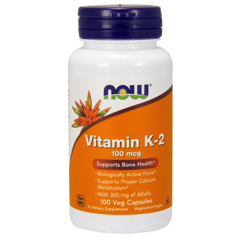 Now Foods vitamiin K2-MK4 100 mcg 100 kapslit