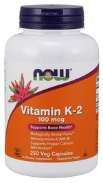 Now Foods vitamiin K2 MK4 100 mcg 250 kaps.