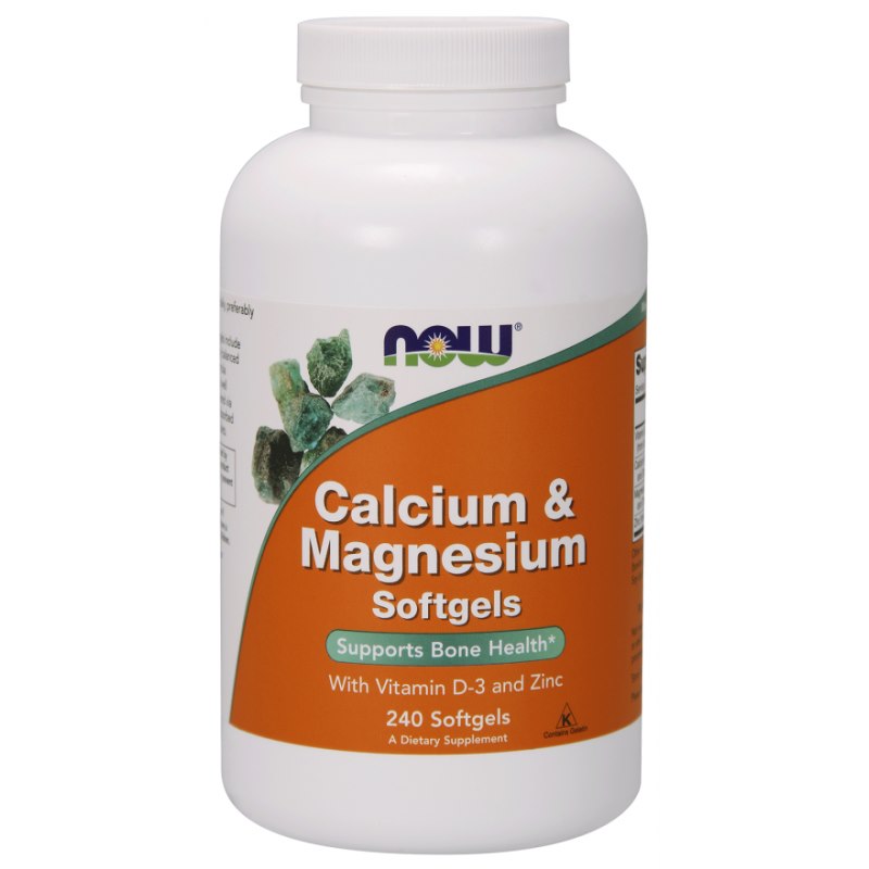 Now Foods kaltsium, magneesium, D3-vitamiin 240 kapslit