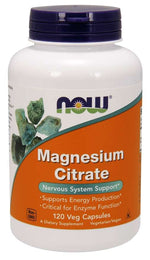 NOW FOODS Magneesiumtsitraat - Magneesium 120 kapslit