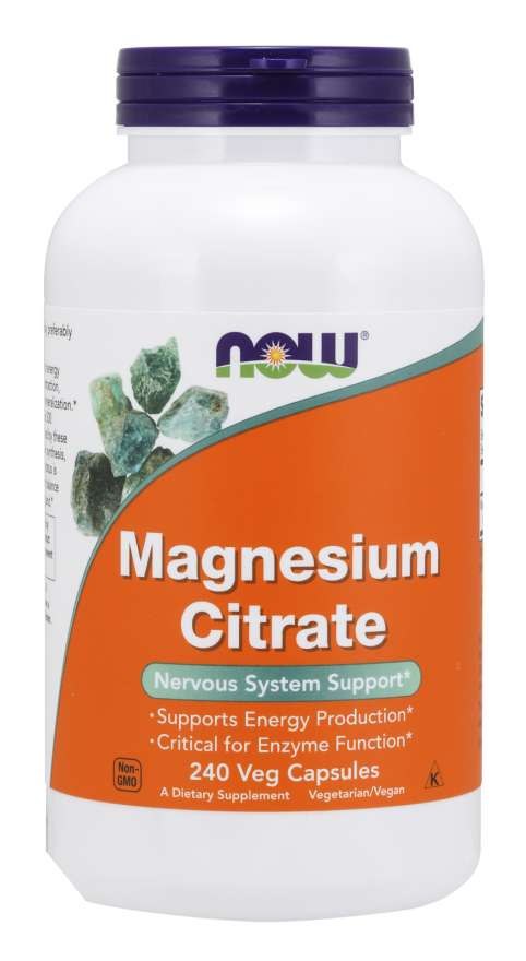 NOW FOODS magneetsiumtsitraat - magneesium 240 kapslit