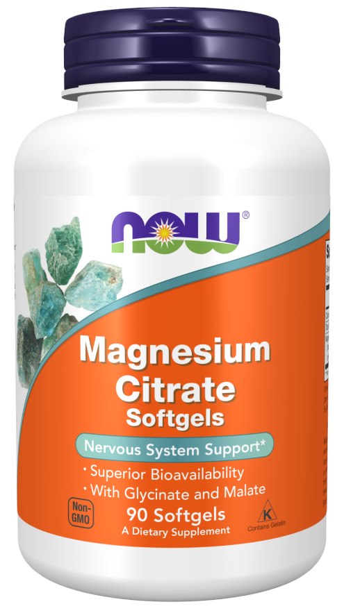 NOW FOODS magneetsiumtsitraat 90 kapslit