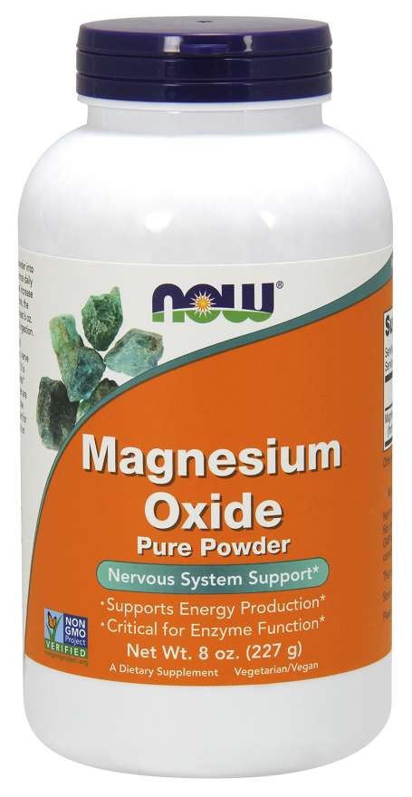 NOW FOODS Magneesiumoksiid - Magneesium 227 g