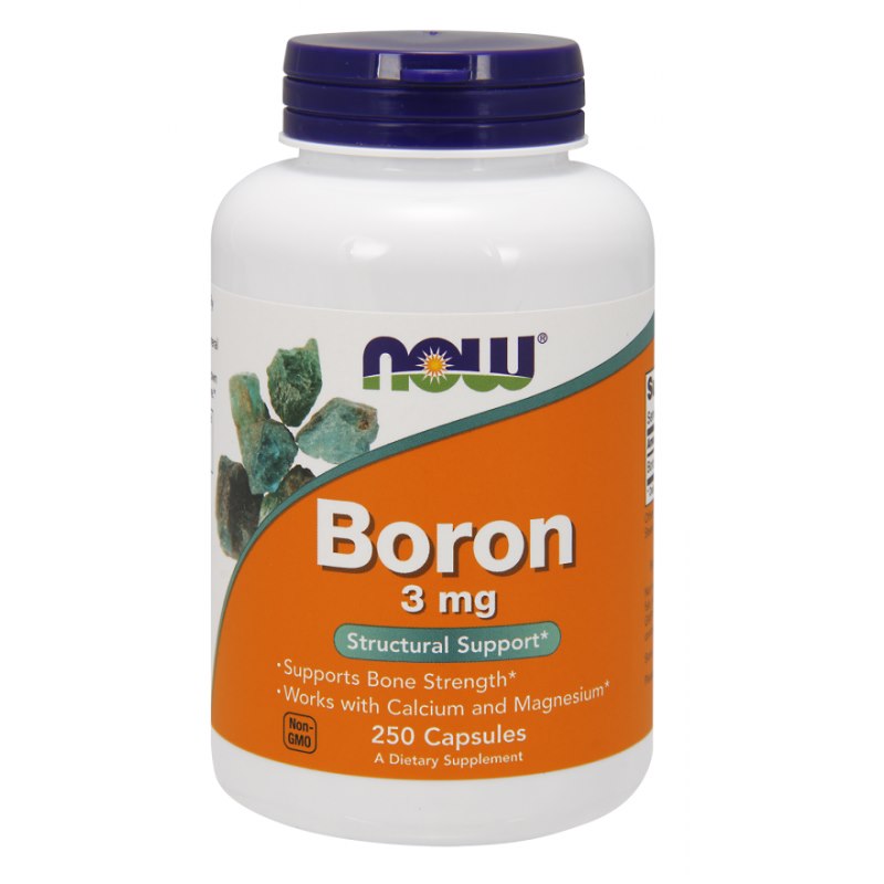 NOW FOODS Boor - Boor 3 mg 250 kapslit