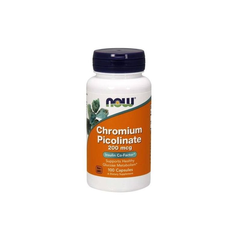 NOW FOODS kroompikolinaat – kroompikolinaat 100 kaps.