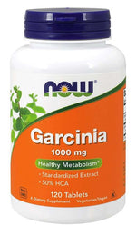NOW FOODS Garcinia - Garcinia Cambogia 50% HCA 1000 mg 120 tabletti