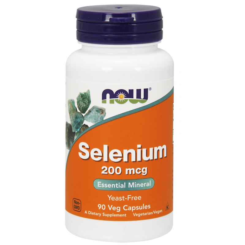 Now Foods Selenium – Seleen 200 mcg 90 kapslit