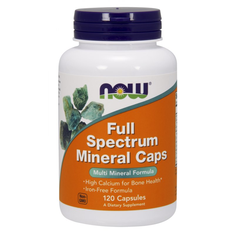 NOW FOODS Full Spectrum Minerals mineraalid täiskasvanutele 120 kapslit