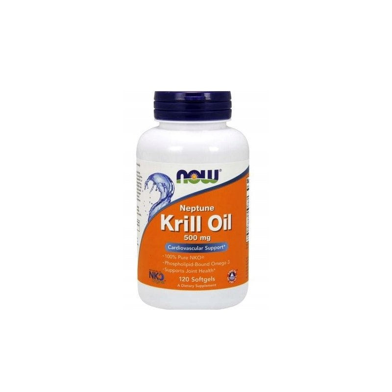Now Foods krilliõli 500 mg – Neptun krilliõli DHA EPA 120 kaps.