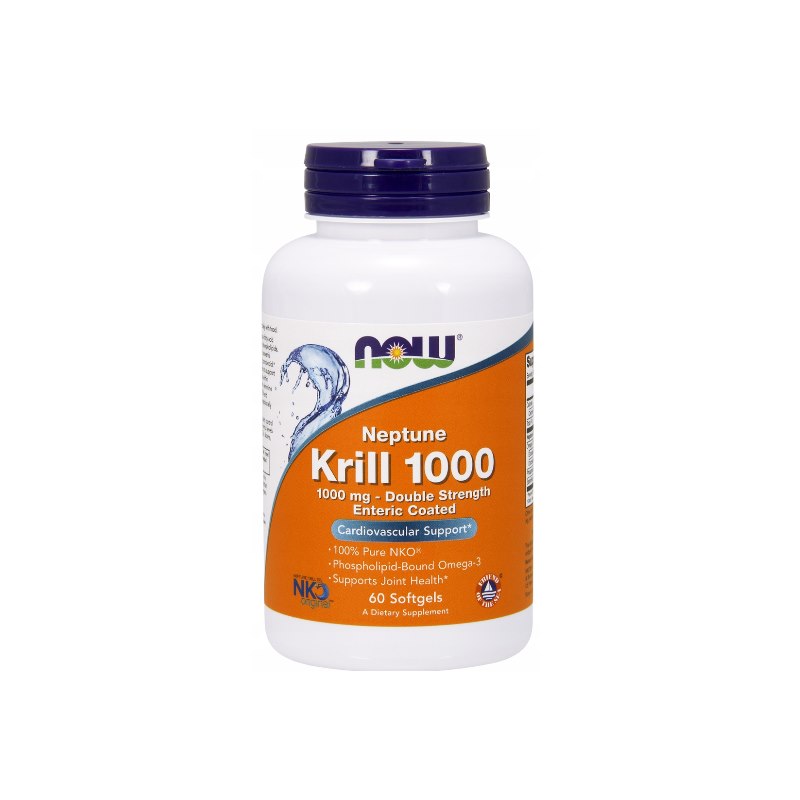 Now Foods Krilliõli 1000 mg – Neptun Krilliõli DHA, EPA 60 kapslit