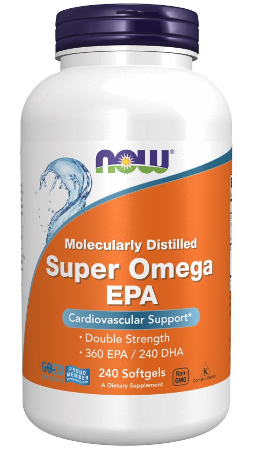 Now Foods Super Omega EPA 360 mg, DHA 240 mg, 240 kapslit